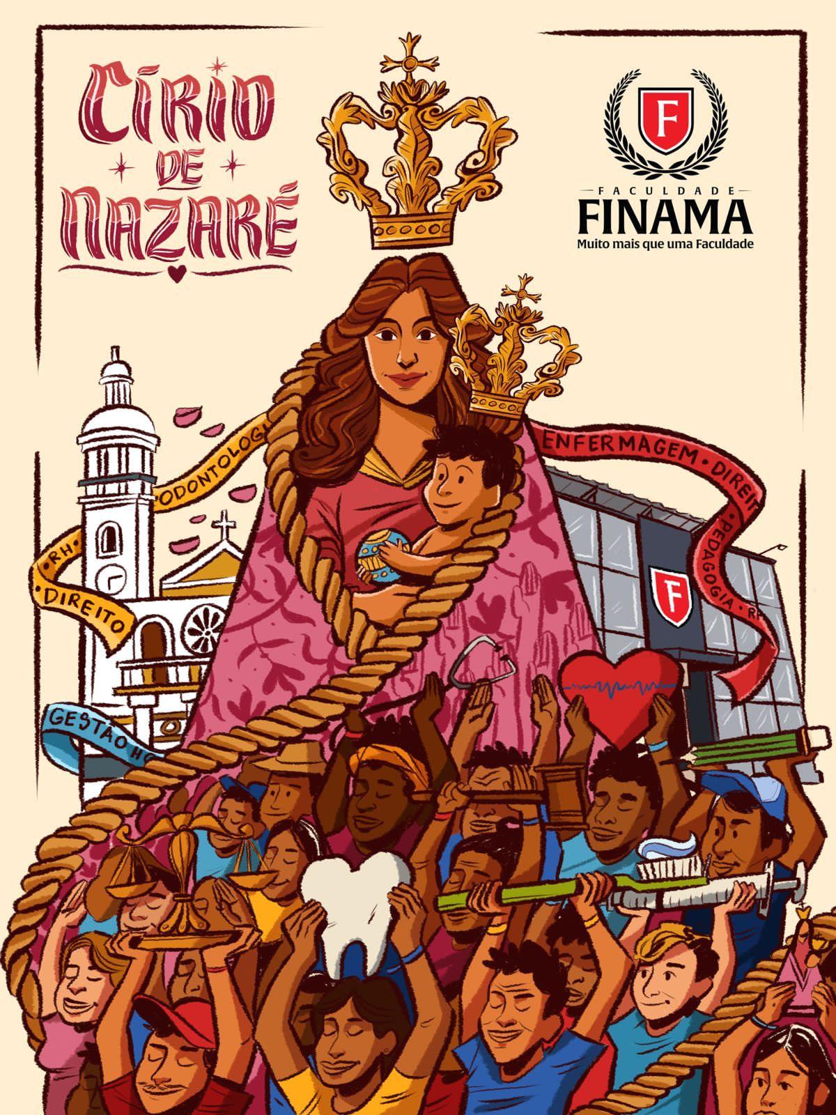 FINAMA divulga cartaz e mensagem do Círio de Nazaré 2021